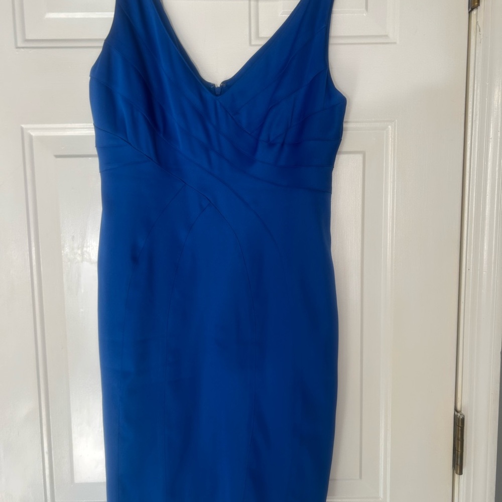 Jones Wear Vibrant Blue Midi Dress
